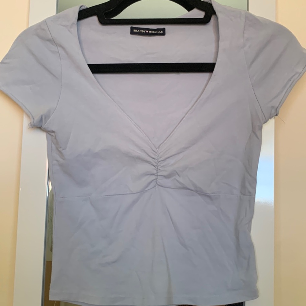 light blue Brandy Melville Gina top